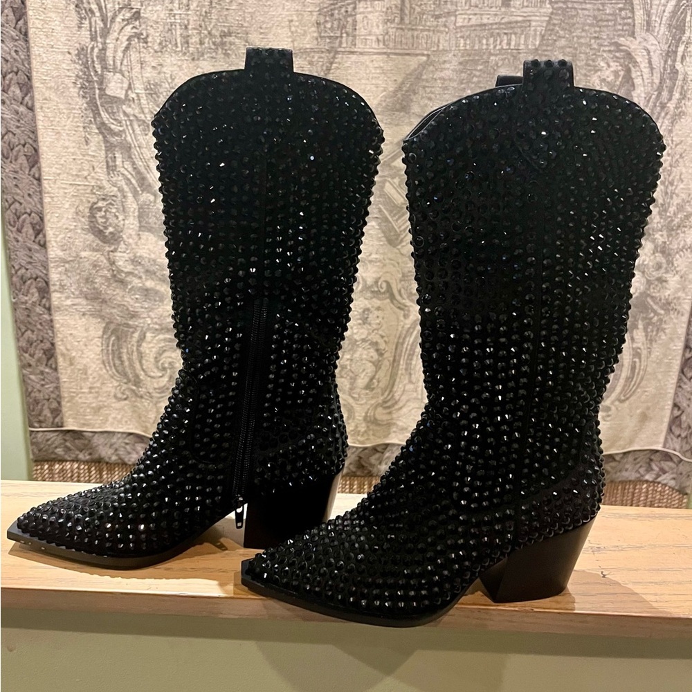 Betsey Johnson Randy Western Boots, New